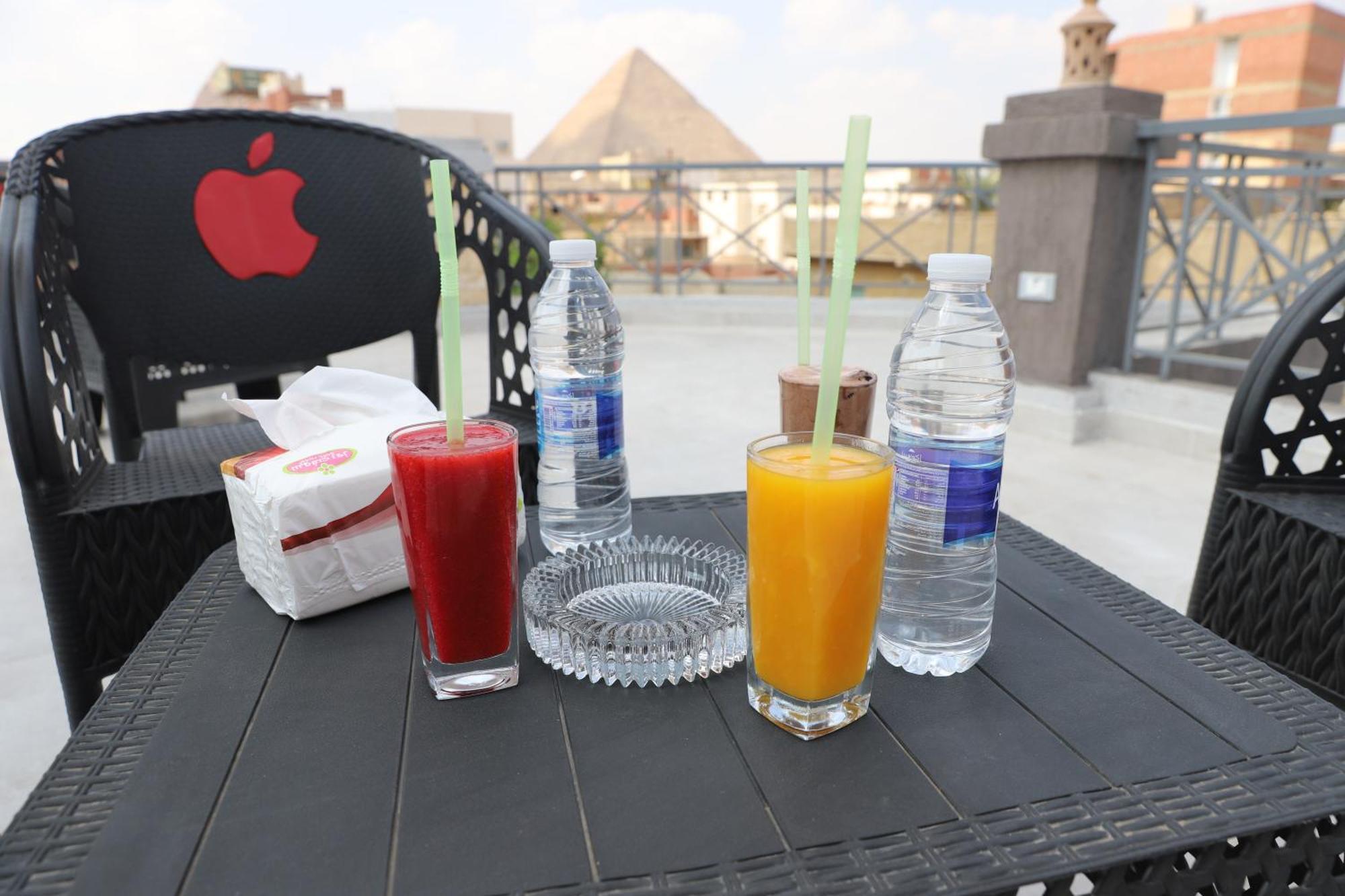 King Khufu Pyramids View Hotel Kafrat al Jabal Ngoại thất bức ảnh